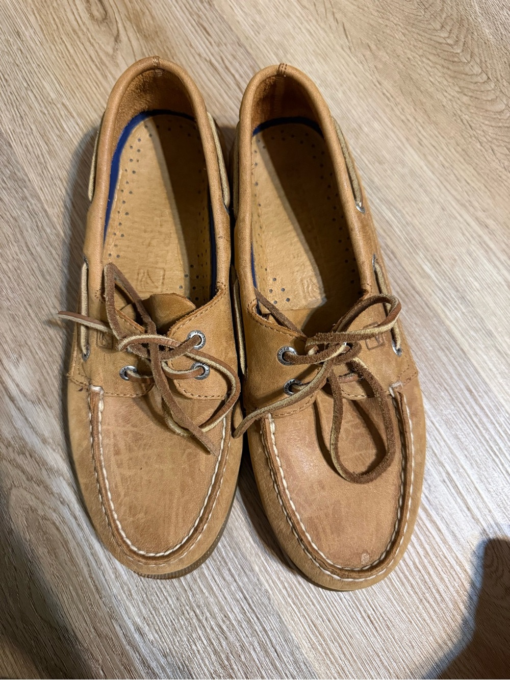 Sperry Men's Tan Leather Boat Shoes